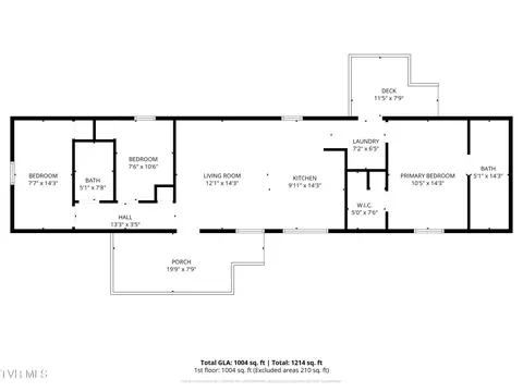 Floorplan - 2105 Flea Ridge Road Mohawk Tn 37810, Mohawk, TN 37810 photo 1 of 1
