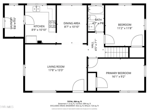 Floorplan - 206 E Central Bristol Tn 37620, Bristol, TN 37620 photo 3 of 3