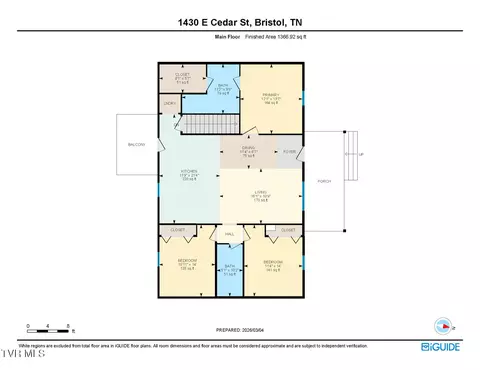 Floorplan - 1430 E Cedar Street Bristol Tn 37620, Bristol, TN 37620 photo 1 of 2