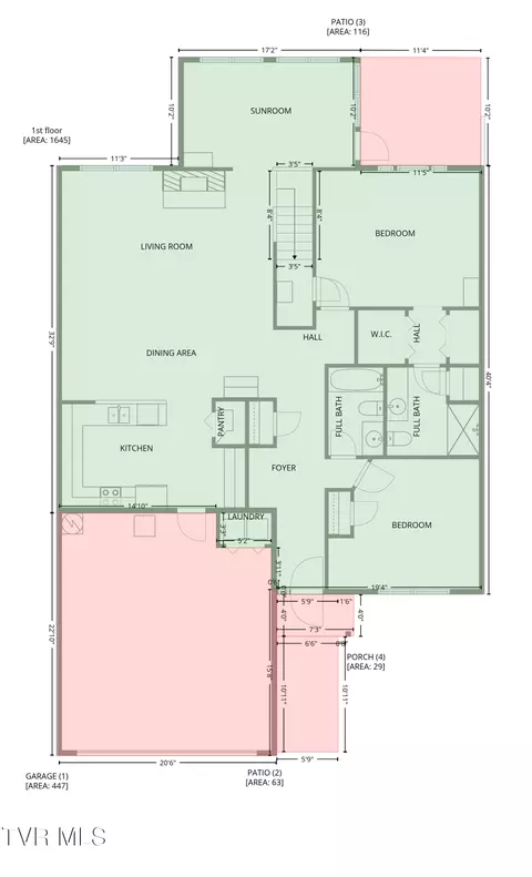 Floorplan - 1842 Cottage Drive 17 Greeneville Tn 37745, Greeneville, TN 37745 photo 3 of 8