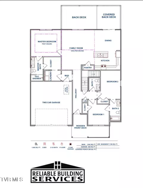 Floorplan - 234 E Ridges Drive Chuckey Tn 37641, Chuckey, TN 37641 photo 2 of 4
