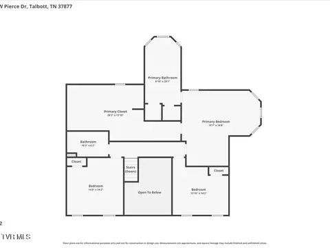 Floorplan - 7531 W Pierce Drive Talbott Tn 37877, Talbott, TN 37877 photo 4 of 4