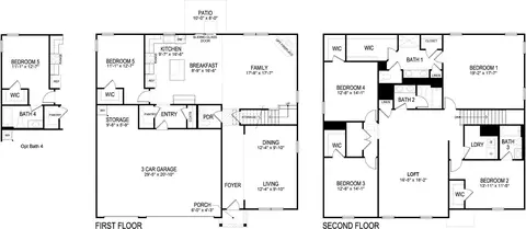 Floorplan - 5721 Prickly Loop, Ooltewah, TN 37363 photo 1 of 1