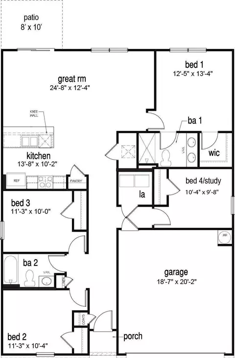 Floorplan - 7492 Bendire Loop, Hixson, TN 37343 photo 1 of 1