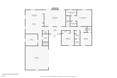 Floorplan - 114 Carpenter Rd, Dunlap, TN 37327 photo 2 of 3
