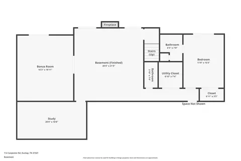 Floorplan - 114 Carpenter Rd, Dunlap, TN 37327 photo 3 of 3
