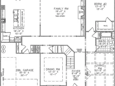 Floorplan - 3330 Grassy Fields Ln, Apison, TN 37302 photo 1 of 2