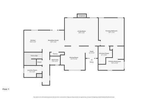 Floorplan - 9859 Fieldcrest Dr, Apison, TN 37302 photo 1 of 3