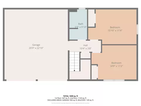 Floorplan - 34 Spring Place Dr, Fort Oglethorpe, GA 30742 photo 5 of 6