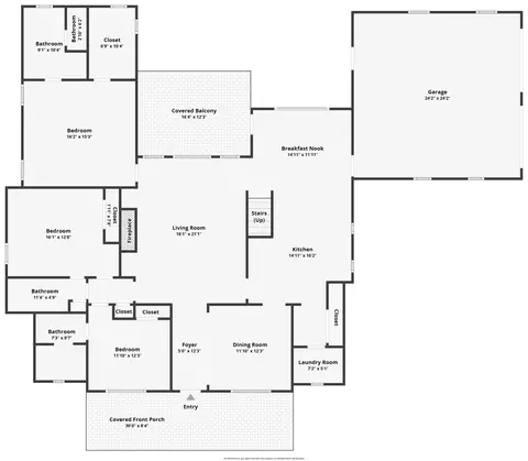 Floorplan - 3481 Post Oak Rd, Ringgold, GA 30736 photo 1 of 2