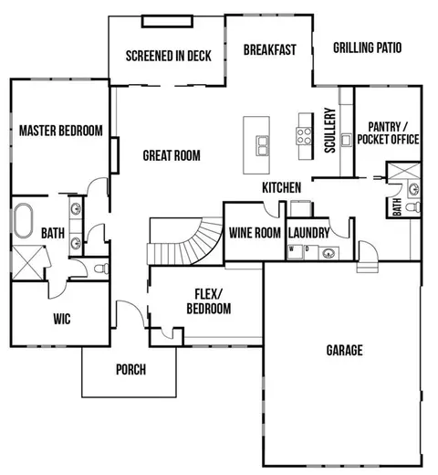 Floorplan - 9410 Deer Run St, Lenexa, KS 66220 photo 2 of 2