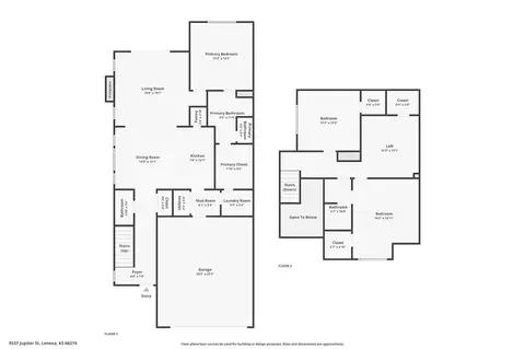 Floorplan - 9537 Jupiter St, Lenexa, KS 66219 photo 1 of 3
