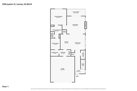 Floorplan - 9595 Jupiter St, Lenexa, KS 66219 photo 2 of 3