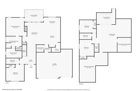 Floorplan - 1401 Kintyre Ct, Raymore, MO 64083 photo 2 of 3