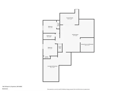 Floorplan - 1401 Kintyre Ct, Raymore, MO 64083 photo 3 of 3