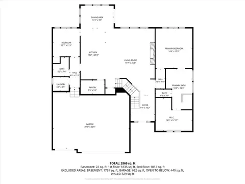 Floorplan - 22017 W 99th Ter, Lenexa, KS 66220 photo 1 of 4