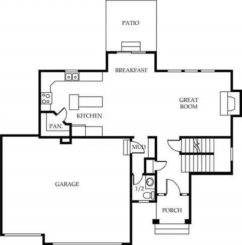 Floorplan - 18901 W 193rd Ter, Spring Hill, KS 66083 photo 1 of 3
