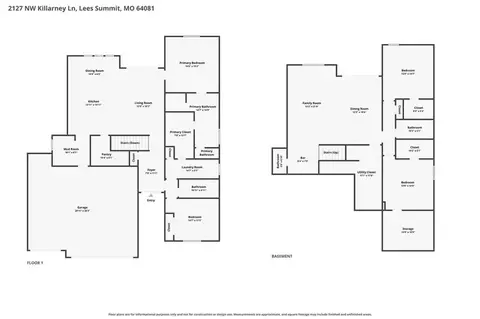 Floorplan - 2127 NW Killarney Ln, Lees Summit, MO 64081 photo 1 of 1
