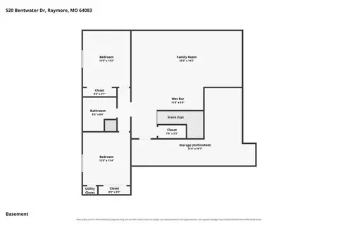 Floorplan - 520 Bentwater Dr, Raymore, MO 64083 photo 3 of 3