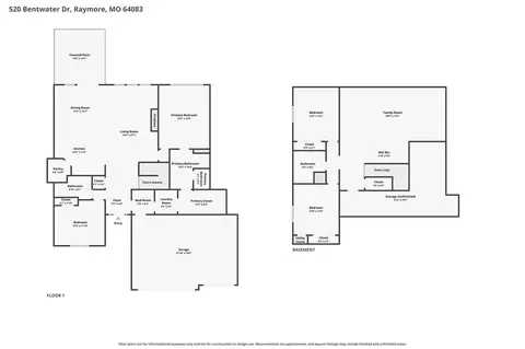 Floorplan - 520 Bentwater Dr, Raymore, MO 64083 photo 2 of 3