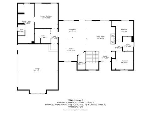 Floorplan - 537 E 550 Rd, Overbrook, KS 66524 photo 2 of 3