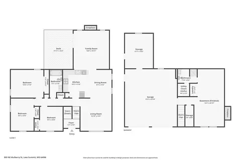 Floorplan - 809 Mulberry St, Lees Summit, MO 64086 photo 3 of 3