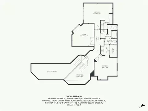 Floorplan - 1025 NE Moss Point Rd, Lees Summit, MO 64064 photo 3 of 3