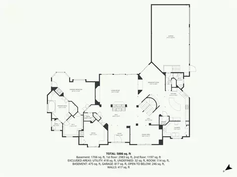 Floorplan - 1025 NE Moss Point Rd, Lees Summit, MO 64064 photo 2 of 3