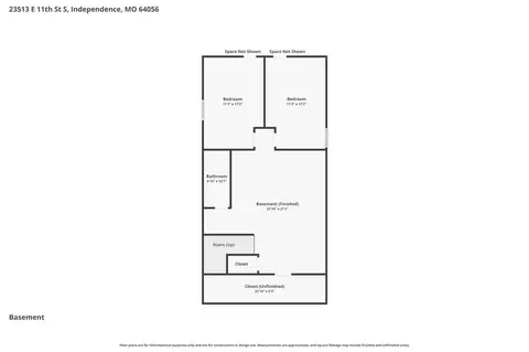 Floorplan - 23513 E 11th St, Independence, MO 64056 photo 2 of 3