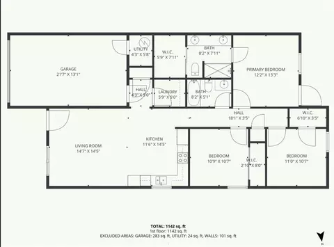 Floorplan - 504 Mcguire Dr, Iola, KS 66749 photo 1 of 2
