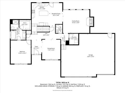 Floorplan - 4532 SW Gull Point Dr, Lees Summit, MO 64082 photo 2 of 4
