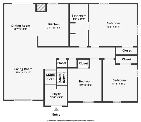 Floorplan - 906 N Ponca Dr, Independence, MO 64056 photo 2 of 2