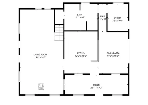 Floorplan - 6900 Smith Dr, Hamilton, MO 64644 photo 2 of 2