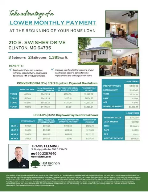 210 E Swisher Dr, Clinton, MO 64735