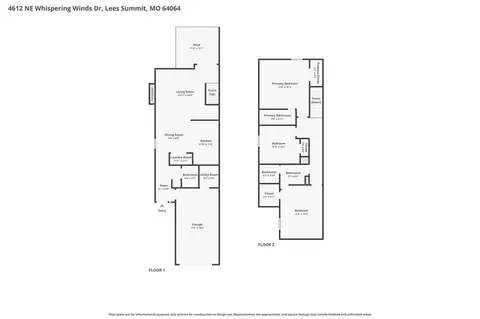 Floorplan - 4612 NE Whispering Winds Dr #A, Lees Summit, MO 64064 photo 1 of 3