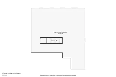 Floorplan - 2309 S Eagle Ct, Independence, MO 64057 photo 2 of 3