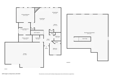 Floorplan - 2309 S Eagle Ct, Independence, MO 64057 photo 3 of 3