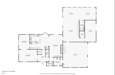 Floorplan - 308 Canary Ln, Iola, KS 66749 photo 4 of 4