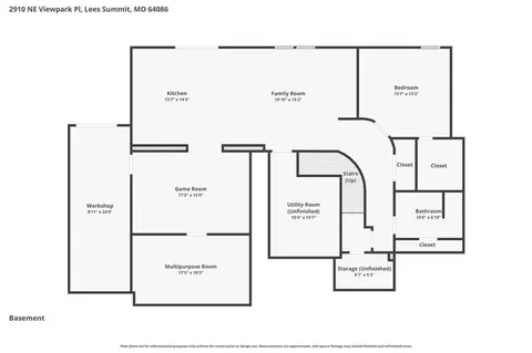 Floorplan - 2910 NE Viewpark Pl, Lees Summit, MO 64086 photo 3 of 3