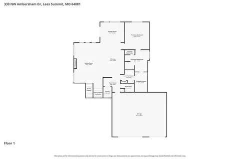 Floorplan - 330 NW Ambersham Dr, Lees Summit, MO 64081 photo 1 of 1
