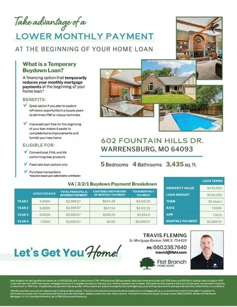 602 Fountain Hills Dr, Warrensburg, MO 64093