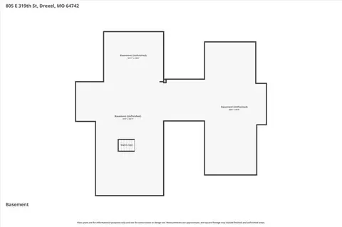Floorplan - 805 E 319th St, Drexel, MO 64742 photo 3 of 4
