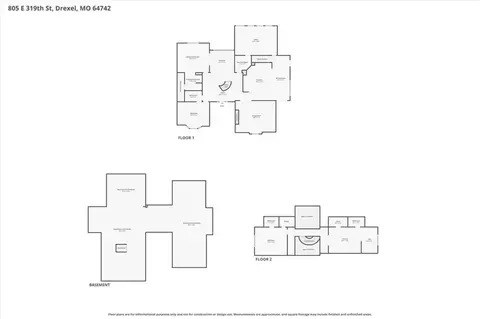 Floorplan - 805 E 319th St, Drexel, MO 64742 photo 4 of 4