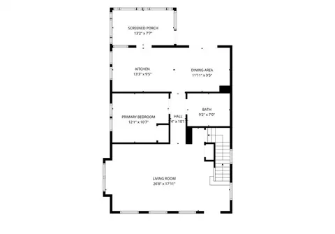 Floorplan - 522 S Cedar Ave, Independence, MO 64053 photo 3 of 4