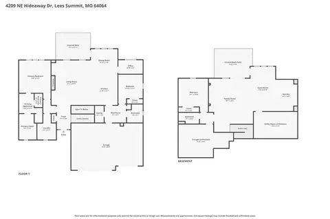 Floorplan - 4209 NE Hideaway Dr, Lees Summit, MO 64064 photo 2 of 3
