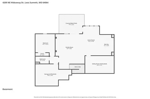 Floorplan - 4209 NE Hideaway Dr, Lees Summit, MO 64064 photo 1 of 3