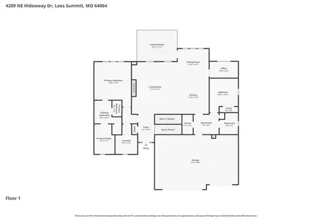 Floorplan - 4209 NE Hideaway Dr, Lees Summit, MO 64064 photo 3 of 3