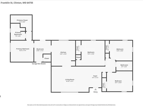 Floorplan - 1605 E Franklin St, Clinton, MO 64735 photo 1 of 1
