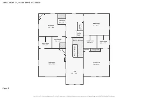 Floorplan - 20400 280th Trl, Malta Bend, MO 65339 photo 3 of 4