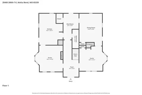 Floorplan - 20400 280th Trl, Malta Bend, MO 65339 photo 2 of 4